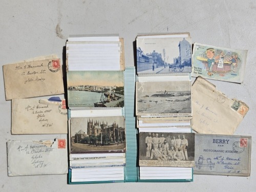Group Lot - Australian Postcards & Letters