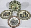 China - Adams Scenic Plates x 4