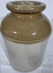Pottery - W.C. Bennetts Maggill Pottery - Bung Jar