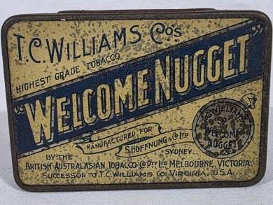 Tobacco Tin - Welcome Nugget