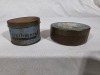 Tobacco Tin - Round Tins x 2 - 3