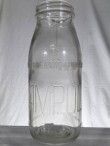 Oil Bottle - Ampol - 1 Quart