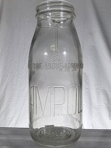 Oil Bottle - Ampol - 1 Quart