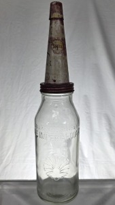 Oil Bottle - Shell - 1 Quart