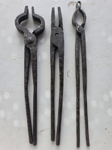 Tools - Forged Black Smith Tools x 3