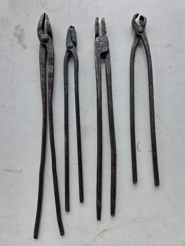 Tools - Forged Black Smith Tools x 4