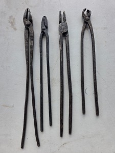 Tools - Forged Black Smith Tools x 4