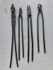 Tools - Forged Black Smith Tools x 4