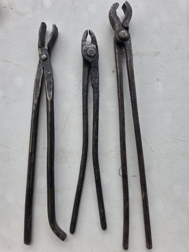 Tools - Forged Black Smith Tools x 3