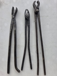 Tools - Forged Black Smith Tools x 3