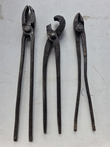 Tools - Forged Black Smith Tools x 3