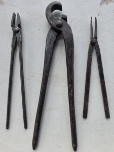 Tools - Forged Black Smith Tools x 3
