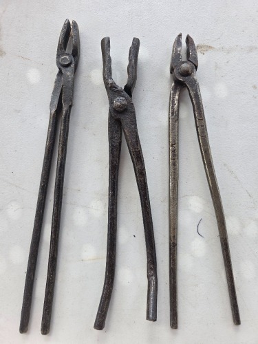 Tools - Forged Black Smith Tools x 3