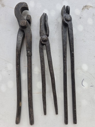 Tools - Forged Black Smith Tools x 3