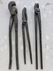 Tools - Forged Black Smith Tools x 3