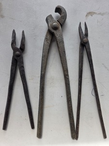 Tools - Forged Black Smith Tools x 3