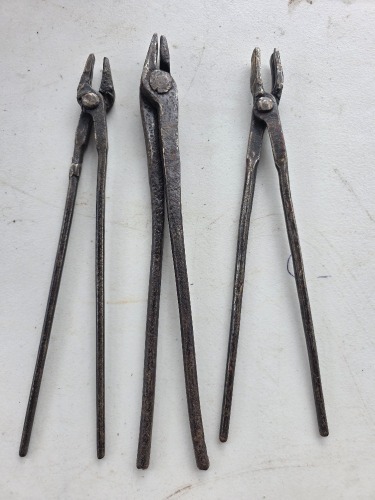 Tools - Forged Black Smith Tools x 3