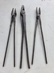 Tools - Forged Black Smith Tools x 3
