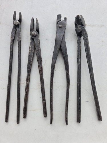 Tools - Forged Black Smith Tools x 4