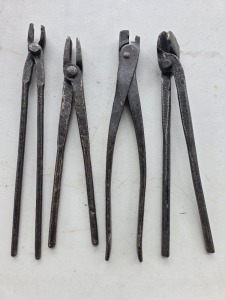 Tools - Forged Black Smith Tools x 4