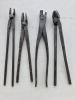 Tools - Forged Black Smith Tools x 4