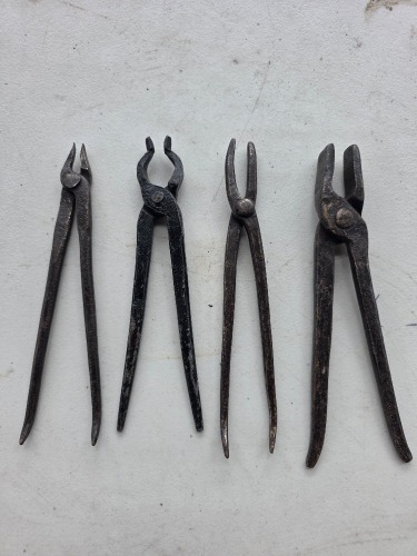 Tools - Forged Black Smith Tools x 4