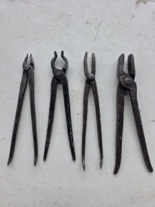 Tools - Forged Black Smith Tools x 4