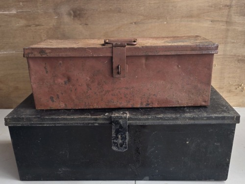 Tools - Steel Tool Boxes x2
