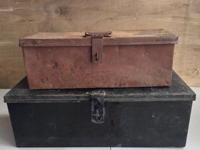 Tools - Steel Tool Boxes x2