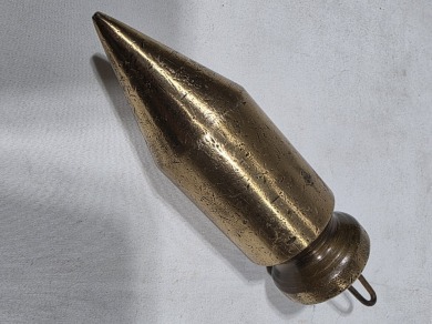 Tools - Plumb Bob - Cylindrical Brass Plumbob