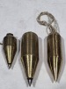 Tools - Plumb Bob - Plumbobs x 3