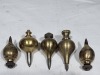 Group Lot - Plumb Bob - Early Turnip shaped Plumbobs x 5