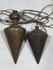 Tools - Plumb Bob - Plumbobs x 2