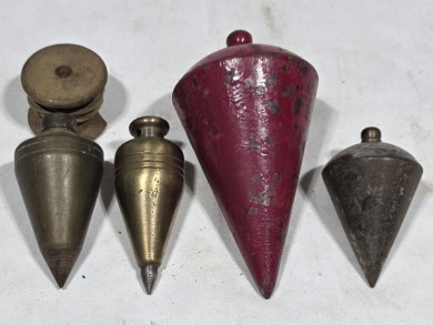Tools - Plumb Bob - Conical Plumbobs x 4