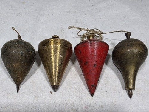 Tools - Plumb Bob - Plumbobs x 4