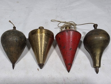 Tools - Plumb Bob - Plumbobs x 4