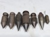 Tools - Plumb Bob - bullet shaped plumbobs x 7