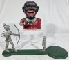 Money Box - Figural Cast Aluminium x 2