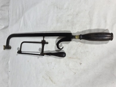 Tools - Saws - Early victorian hacksaw & Coping saw