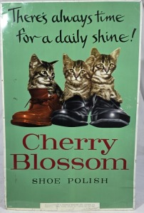 Advertising - Tin Sign - Cherry Blossom Shoe Polish
