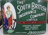 Advertising - Enamel Sign - The South Britiish Insurance Company