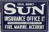Advertising - Tin Sign - Sun Insurance Office