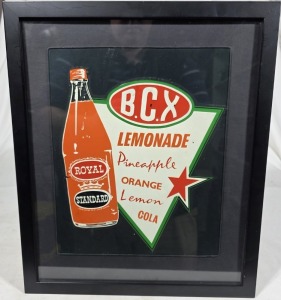 Advertising - Window - BCX Royal Standard Softdrinks (Victoria)