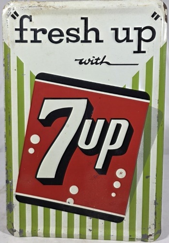 Advertsing - Tin Sign - 7up