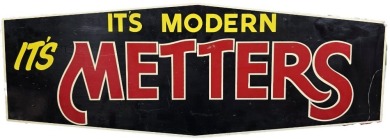 Advertsing - Masonite Sign - Metters