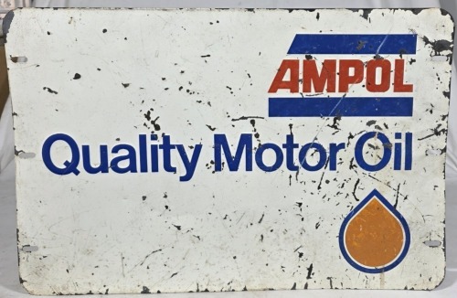 Garagenalia - Tin Sign - Ampol rack Sign