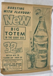 Advertising - Bill Poster - Totem Softdrinks (Victoria)
