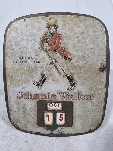 Advertising - Mechanical Calendar - Johnny Walker