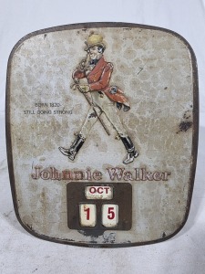 Advertising - Mechanical Calendar - Johnny Walker