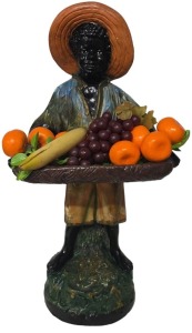 Vintage-Islander boy statue